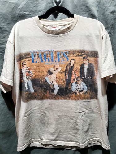 Vintage 1995 Eagles Hell Freezes Over World Tour T Shirt XL Single