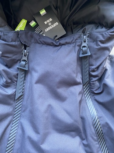 SUPERDRY SUPERDRY FREESTYLE OVERHEAD JACKET BLACK MENS IN XXL BRAND