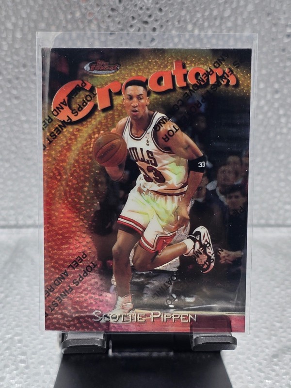 1997-98 Topps Finest Scottie Pippen Creators With Peel #199! | eBay