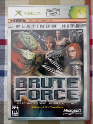 BRUTE FORCE PLATINUM HITS XBOX COMPLETE
