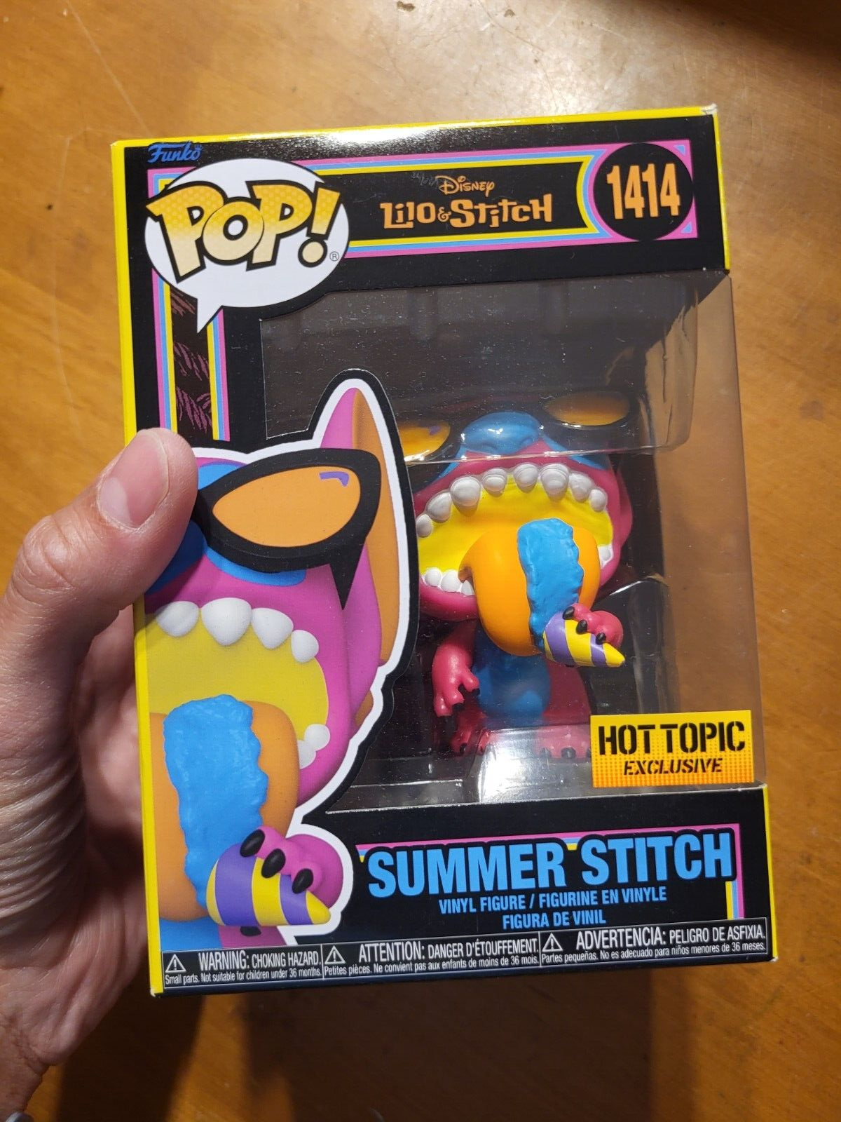 Funko Pop Lilo & Stitch SUMMER STITCH #1414 HOT TOPIC
