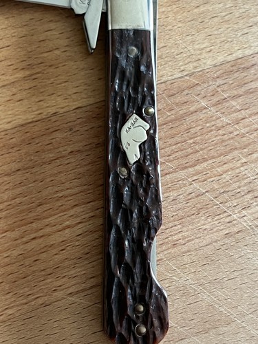 Vintage KA-BAR Swing Guard Dog Head  Olean NY.