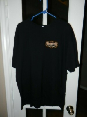 HOOTERS UNDEFEATED SINCE 1983 ''XXL''  BLACK T-SHIRT ''NEW'' ANVIL