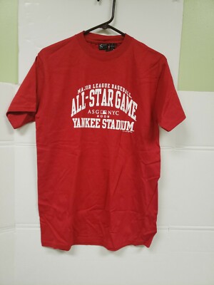 Gear For Sports Adult Red MLB All Star Game T Shirt 2008 Yankee Stadium Sz M NWT