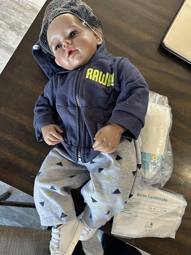 Realistic Newborn Baby Doll 22 Inch Lifelike - Liam