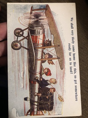 Get Somewhere For Us To Land! Vintage Touring Comics Bamforth Co, No 643 USA