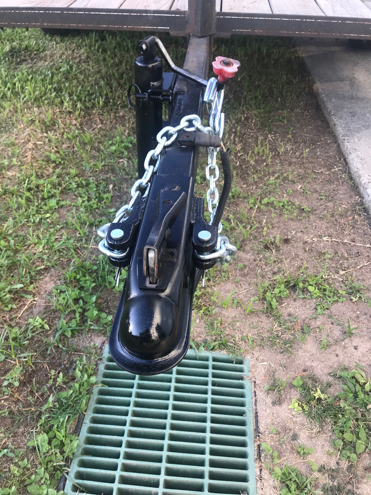 Weld On Safety Chain Retainer for 5/16" Chain Truck Trailer Hitch 2 PC