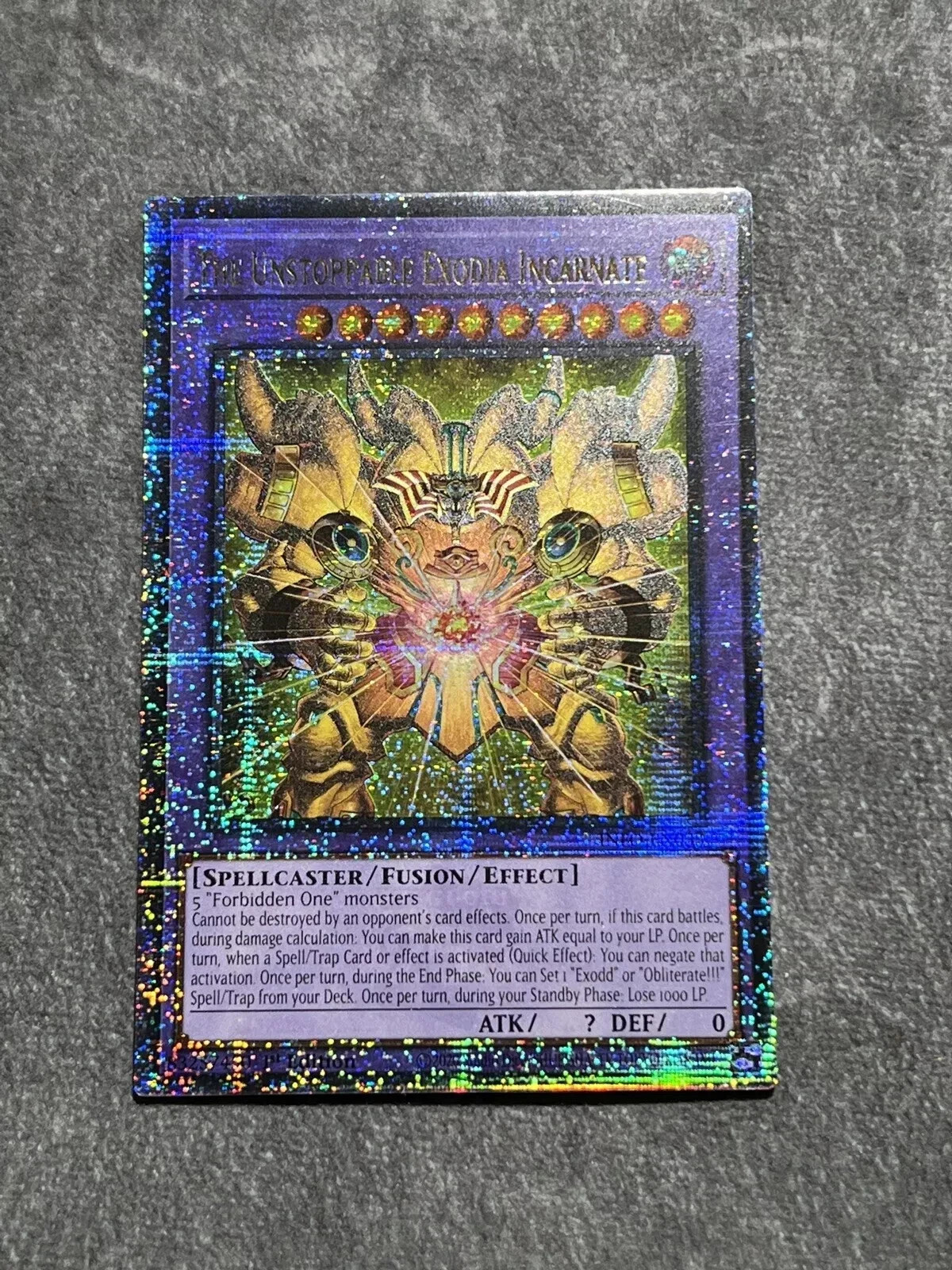 yugioh exodia incarnate deck INFO-AE033 The Unstoppable (SER) Once per turn YuGiOh : LDK2-ENY01 Limited Ed