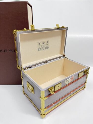 LOUIS VUITTON MINI MALLE ZINC VIP Novelty gift Trunk Jewelry LOUIS VUITTON MINI MALLE ZINC VIP Novelty gift Trunk Jewelry
