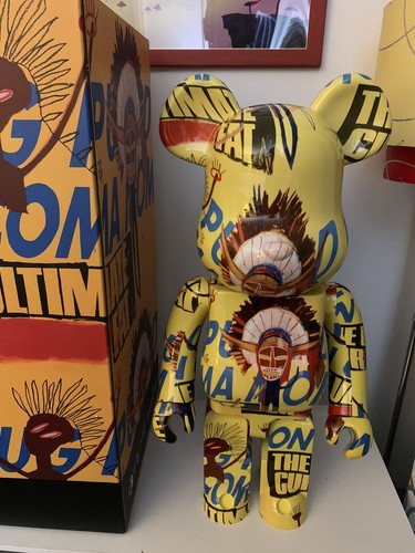Andy Warhol x Jean-Michel Basquiat #3 1000% Bearbrick by Andy Warhol x Jean-Michel Basquiat #3 1000% Bearbrick by