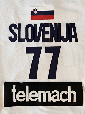 Slovenia LUKA DONCIC jersey TELEMACH white Men XL Slovenija
