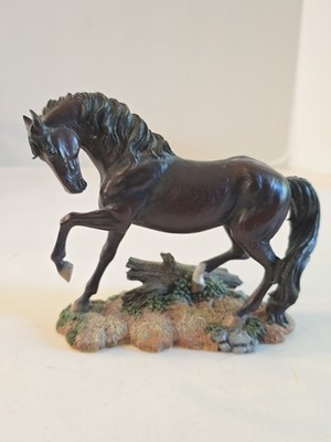VTG Danbury Mint Horse Noble Steeds Morgan Figure MBI GVC Resin 