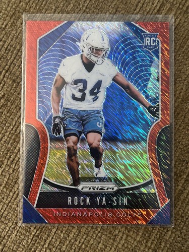 2019 Panini Prizm Rock Ya-Sin #388 RC Rookie Red Shimmer /15 2019 Panini Prizm Rock Ya-Sin #388 RC Rookie Red Shimmer /15
