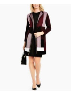 

Женский бордовый открытый кардиган с длинным рукавом KASPER Wear To Work Sweater, Burgundy