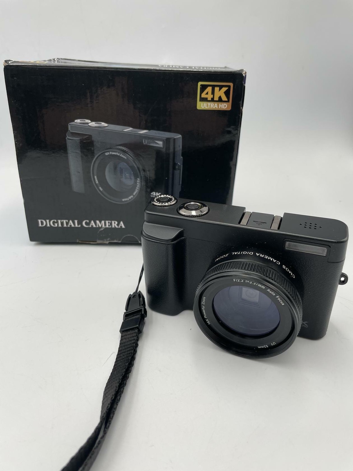 ACTITOP Vlogging Camera 4K Digital Camera for Autofocus FOR PARTS