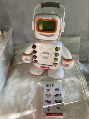 Playskool Alphie Interactive Learning Talking Robot  w 23 cards alphabet shapes