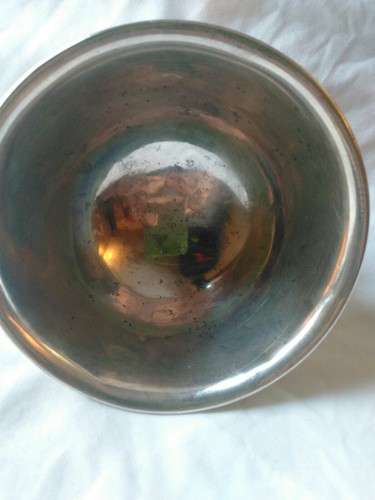 Vintage Gorham Sterling silver small Footed Bowl ESL monogrammed 5