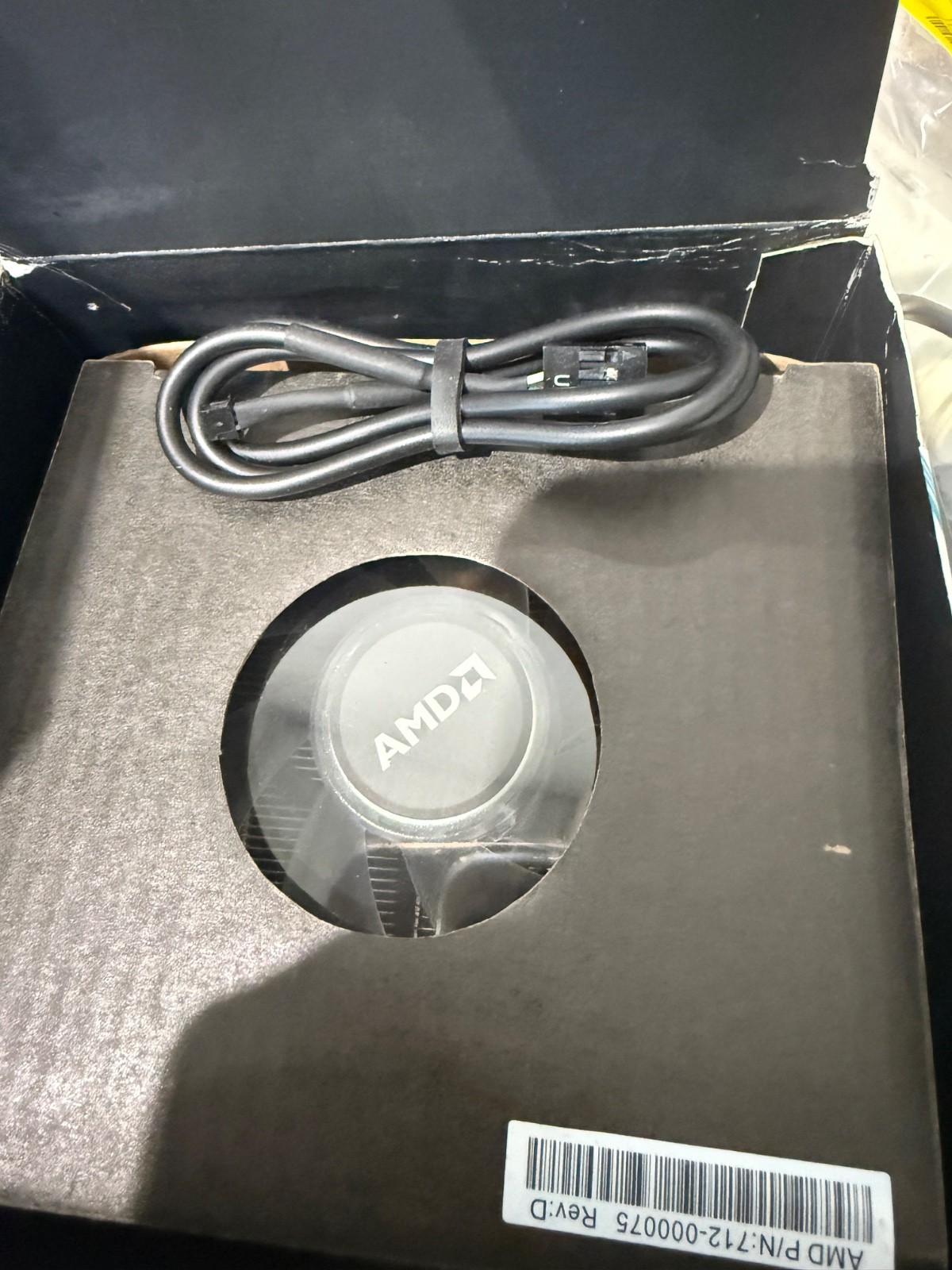 AMD Ryzen 7 3700X Box with Wraith Prism Fan Cooler ONLY