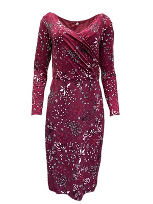 MAX MARA MAX MARA DAMEN RUBINO LEPIDO BLUMENMUSTER TRIKOT A-LINIE