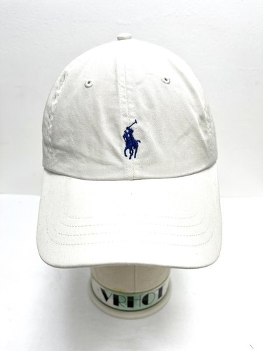 Ralph Lauren1967コットンキャップ　ホワイト/ブルー　ユニセックス Ralph Lauren1967コットンキャップ ホワイト/ブルー ユニ