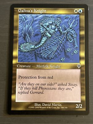 1x Galina's Knight (248) Invasion LP MTG Magic The Gathering x1 MKE