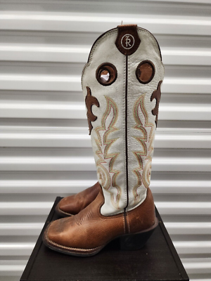 Tony Lama RR2007L Square Toe Tall Cowgirl Buckaroo 3R Boots Women s Size 5.5 B