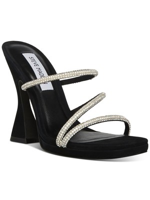 STEVE MADDEN/ женские черные босоножки без шнуровки на платформе 1/2 с открытым носком Libbie, размеры 11 М