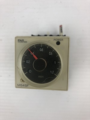 Fuji Electric MS4SF-APIN Super Timer 0-1.2 MIN 100-240 VAC 50/60 Hz