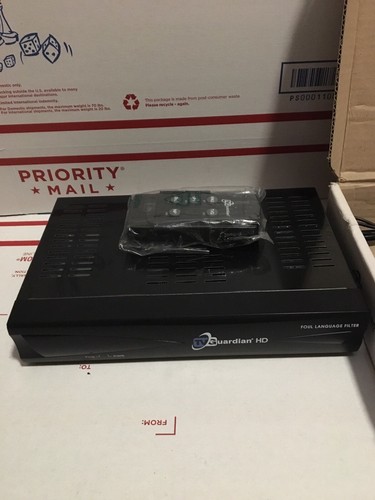 TV GUARDIAN HD Foul Language Filter Model 501 With UNOPENED REMOTE