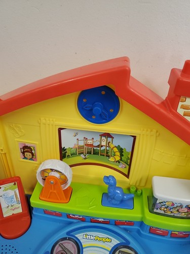 Fisher Price Musical Preschool- Playground Works with 4 Little