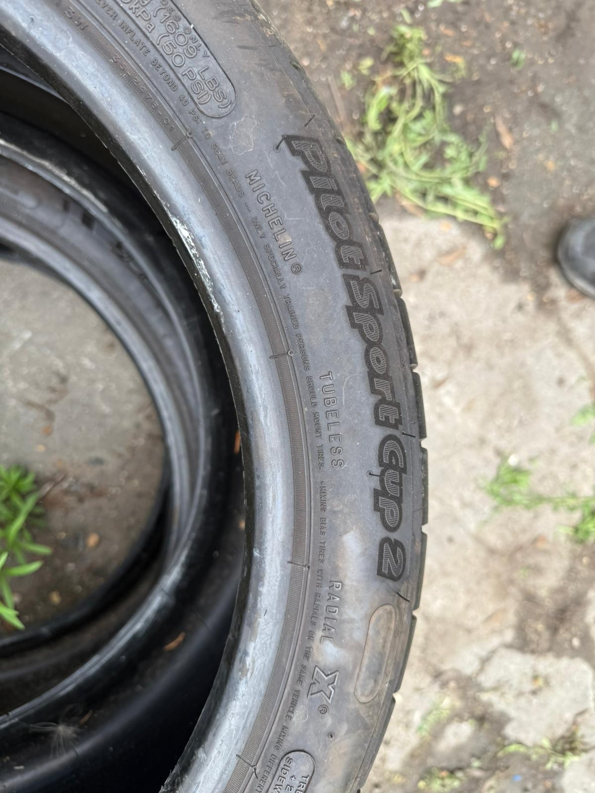 265 35 18 Michelin, Pilot Sport Cup 2, XL, 97Y, x2 A Pair 4.5mm (F1_tyres) YD134