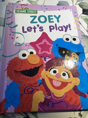ZOEY Personalized Name HC Book 123 Sesame Street Lets Play Put Me In The Story