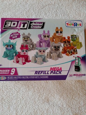 Jakks Paciffic EX: 3DIT Girl Animal Creator Mega Refill Pack