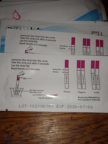 New (opened box) PREGMATE 50 Ovulation Test Strips LH Surge