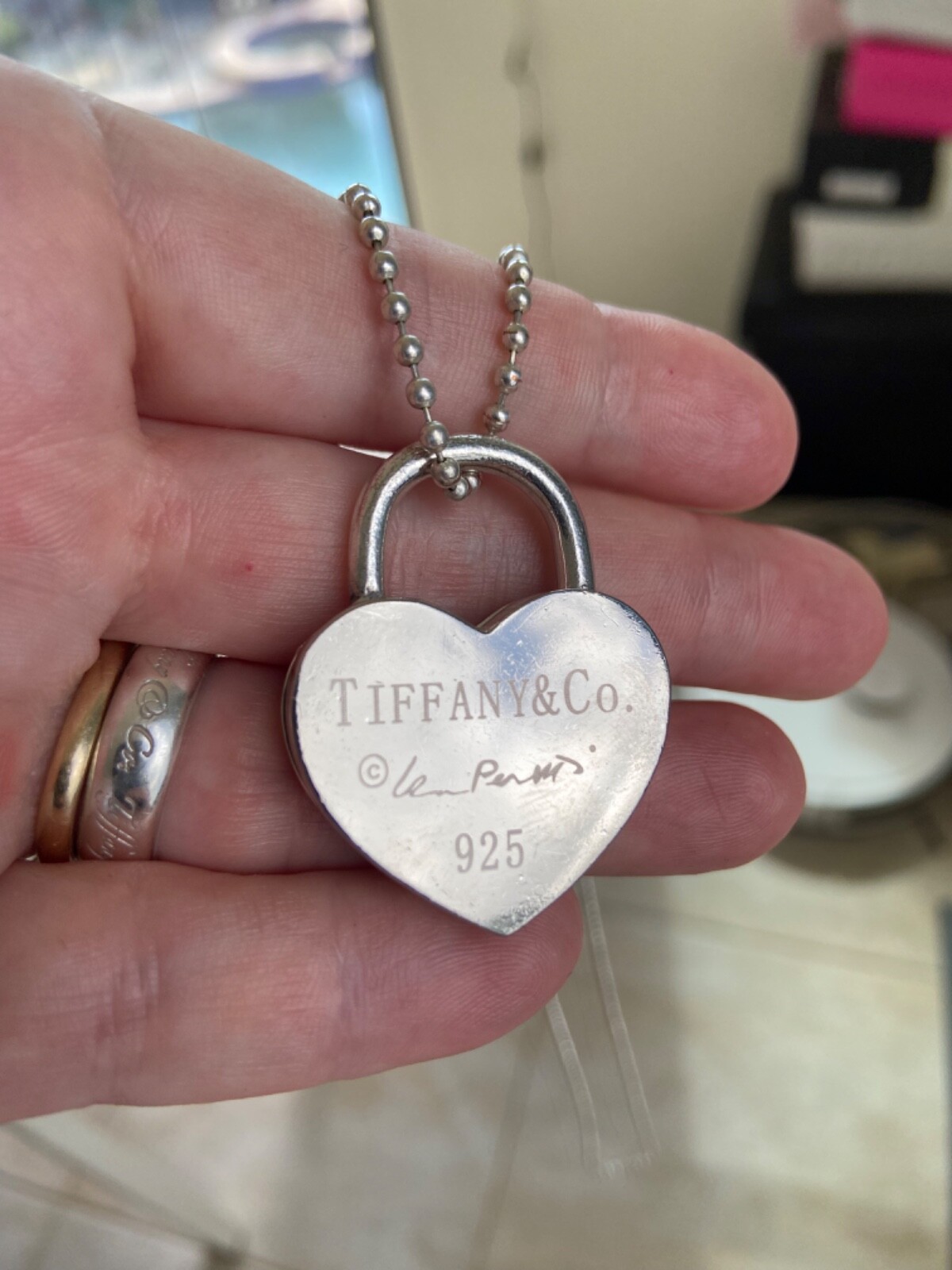 Tiffany & Co Extra Large Elsa Peretti Hallmarked Heart