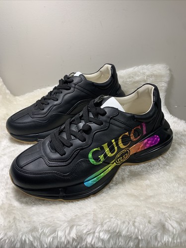GUCCI ブラック レインシューズ Gucci Black Rubber HorseBit Rain Boots Size 4.5/35 | Yoogi's