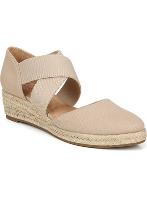 

LIFE STRIDE Женские бежевые ремешки на танкетке крест-накрест слипоны с миндалевидным носком, Бежевый, G7843M3