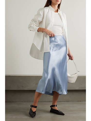スカート MAX MARA STUDIO Woman Skirt Blue 2526106043600 044 Skirt with pleats polyester | Max Mara
