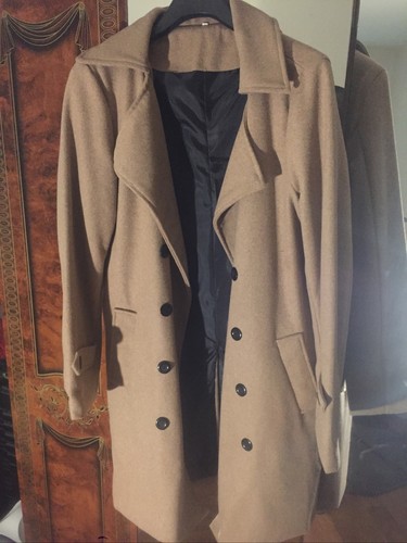 manteau long homme Beige