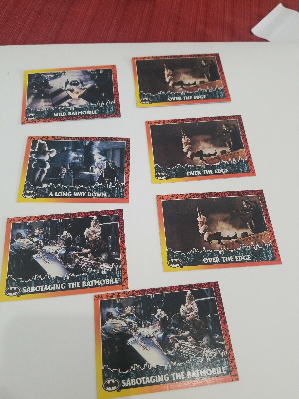 topps batman returns trading cards