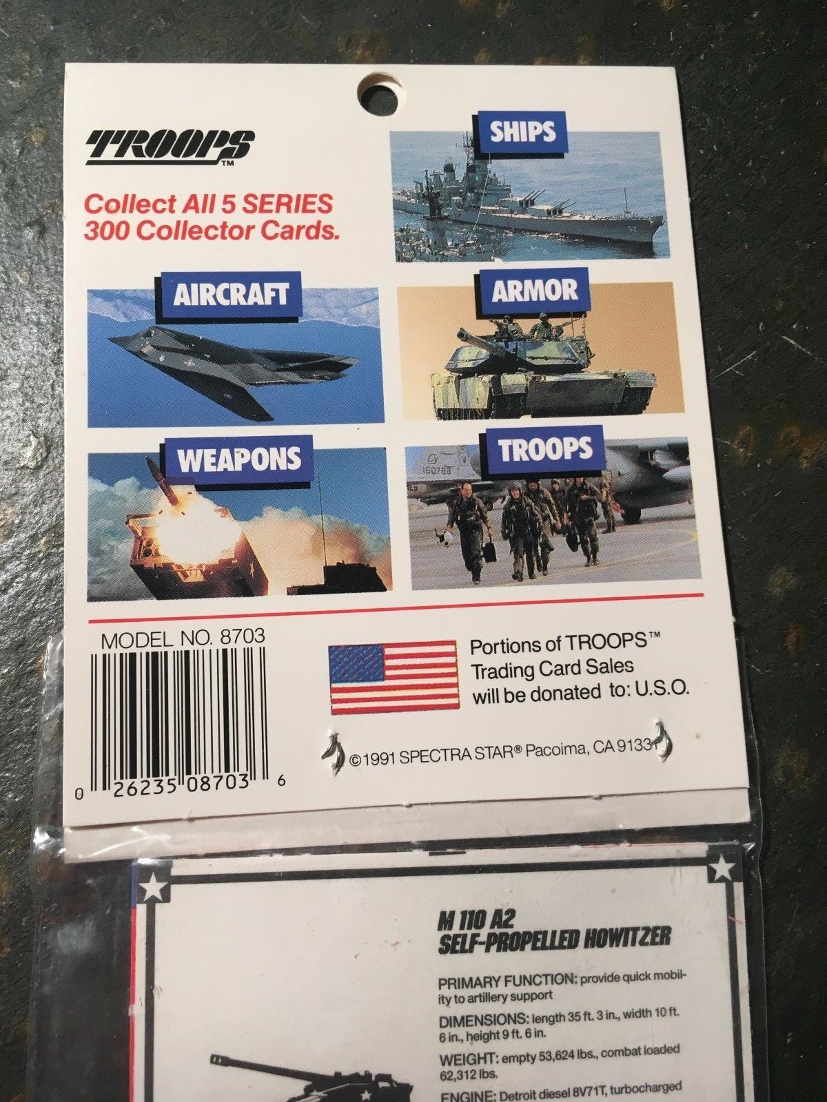 Desert Storm Trading Cards Sealed 8703 Series 1