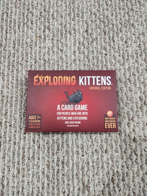 Exploding Kittens Card Game Complete Great Condition