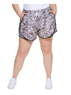 CALVIN KLEIN PERFORMANCE Женские бежевые шорты для активного отдыха Shorts Plus 3X