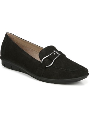 

SOUL NATURALIZER Женские черные нескользящие кожаные лоферы на танкетке Lindsay без шнурков, Черный, G5366L0