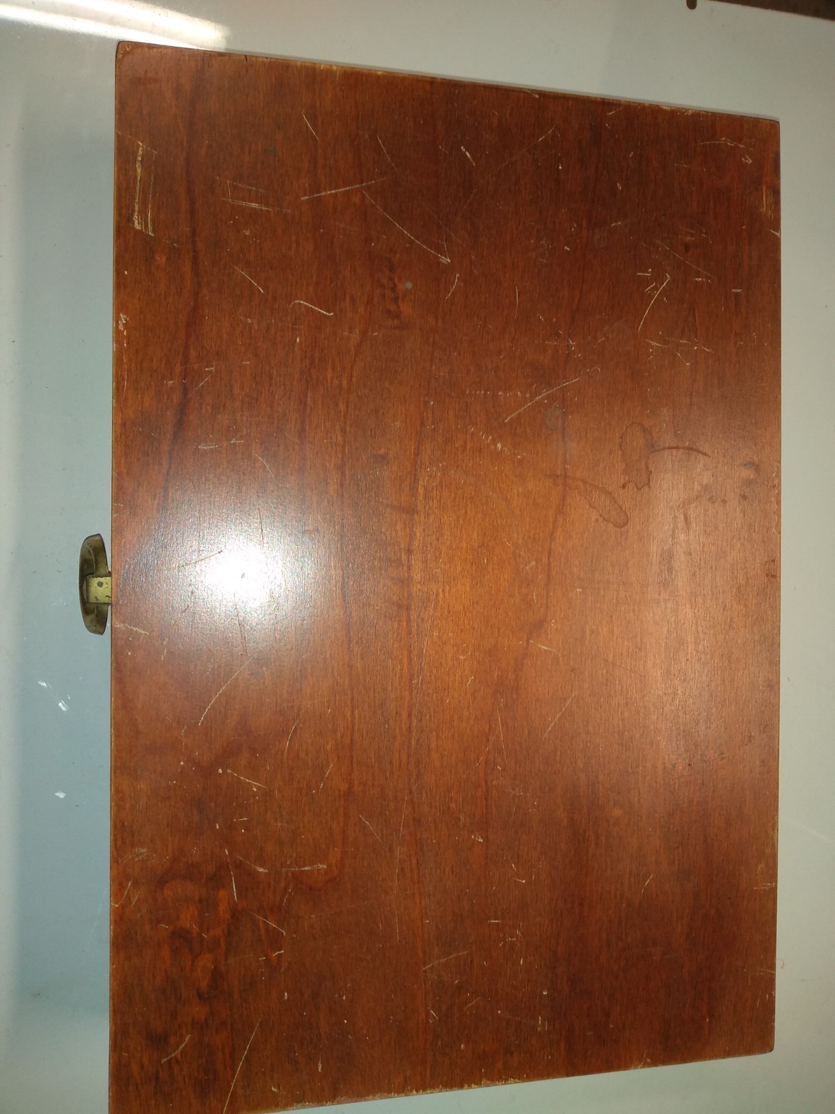 VINTAGE FLATWARE SILVERWARE STORAGE BOX CHEST WOOD BOX. Onieda LTD. Silversmiths