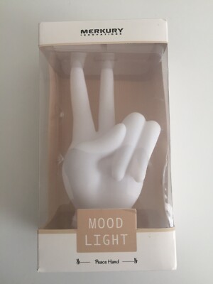 Merkury Mood/Night Light - Peace Hand
