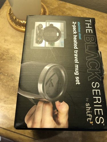 The Black Series 2 Pack Heated Travel Mug Set