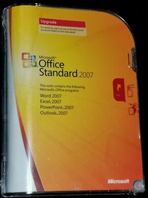 Microsoft Office Standard 2007 New Box unopened,English with Product Key.