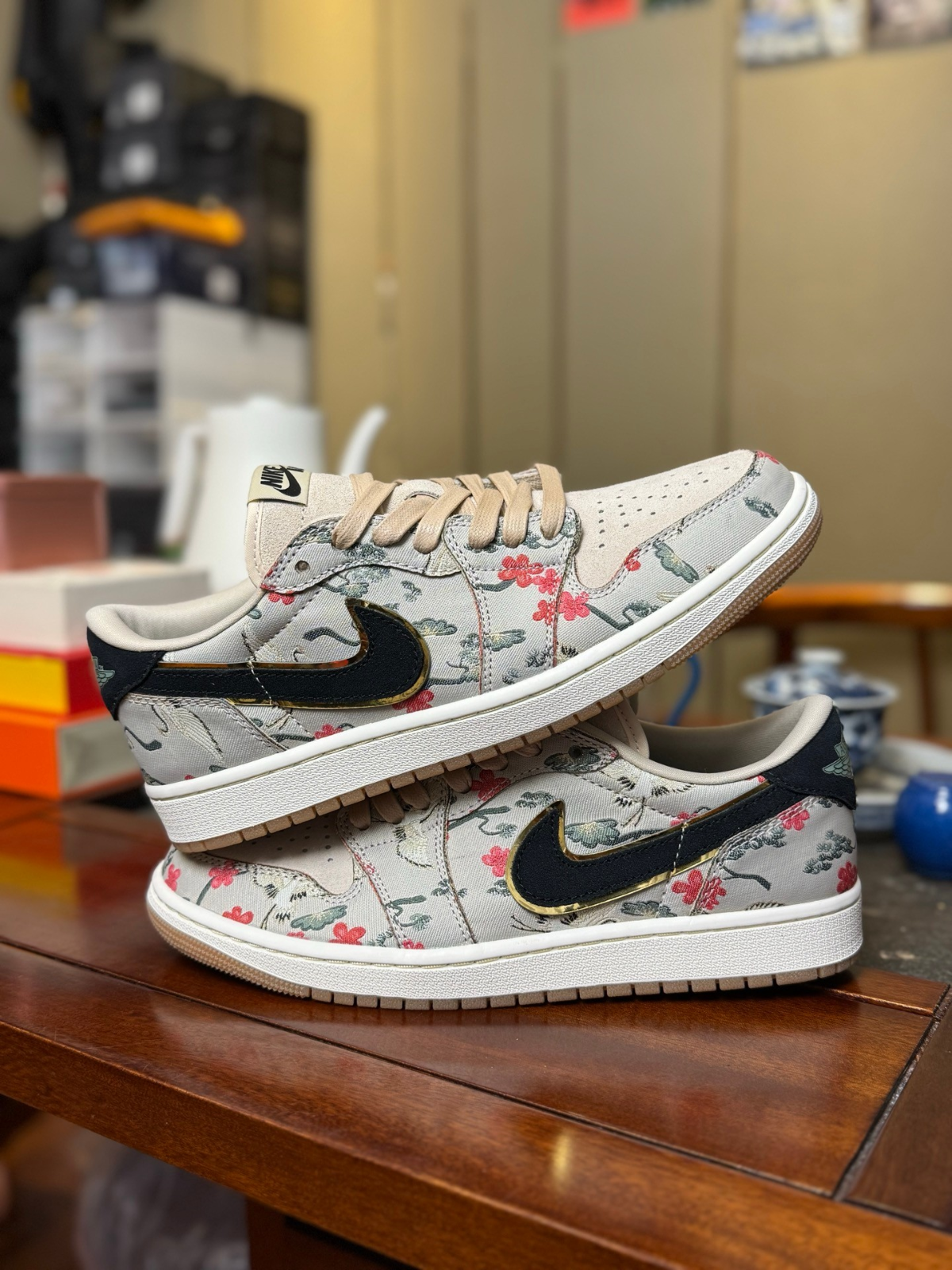 Rui Hachimura x Air Jordan 1 Men's Retro Low OG 'Cranes' | eBay