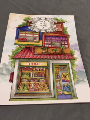 NICE LITTLE TOWN (VOLUME 3) ADULT COLORING BOOK BY TATIANA BOGEMA (STOLOVA) t19